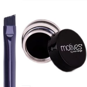 Black Gel Liner + Angled Brush